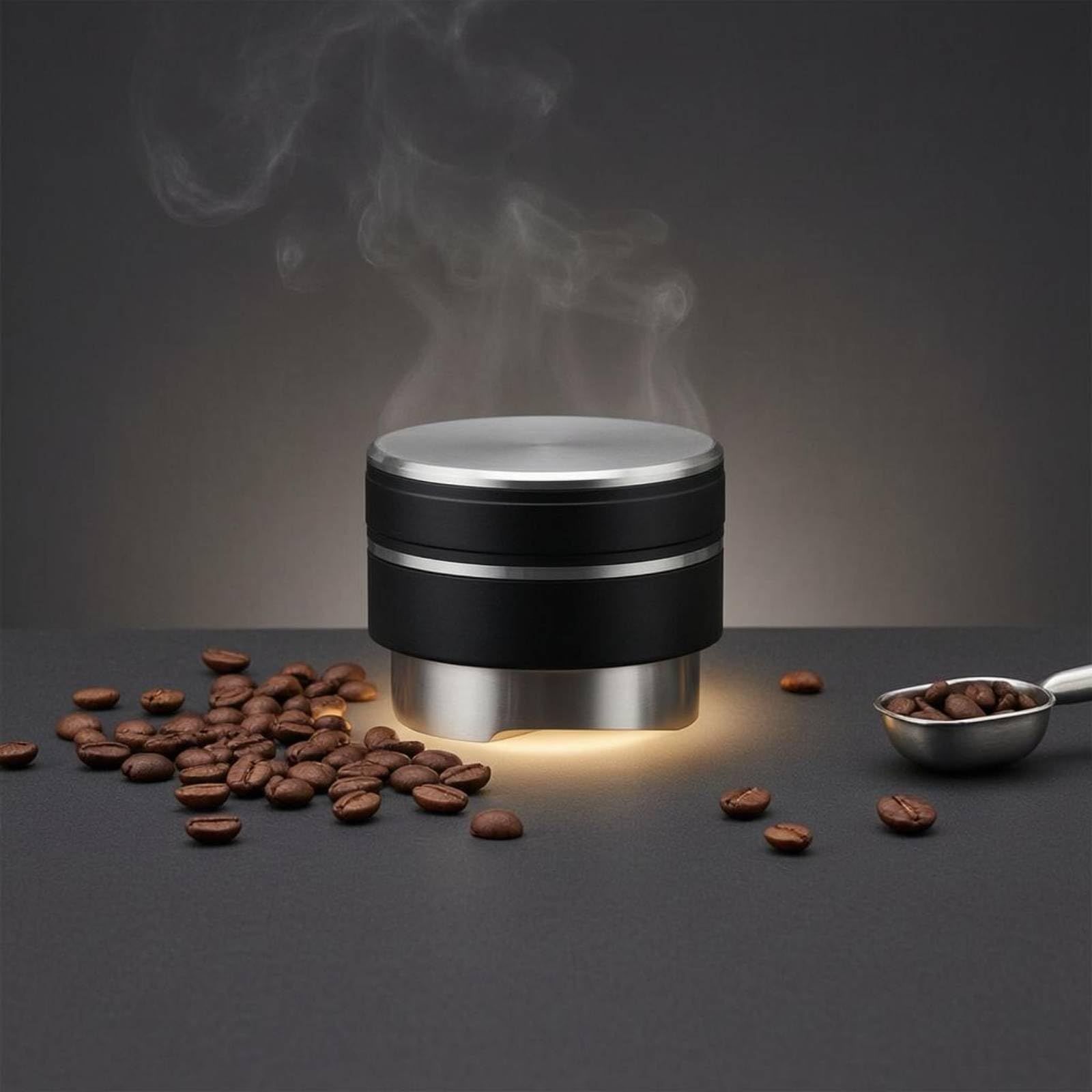 Colcolo Coffee Distributor Dosatore Caffè Distributore Polvere Espresso Portafiltro Livellatore Piano Uniforme Semplice a Strati Sezione Inferiore Ampia Presa, 58.5mm