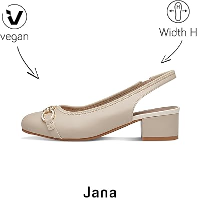 Jana Vegan Comfort pumps voor dames - Nu 18% korting