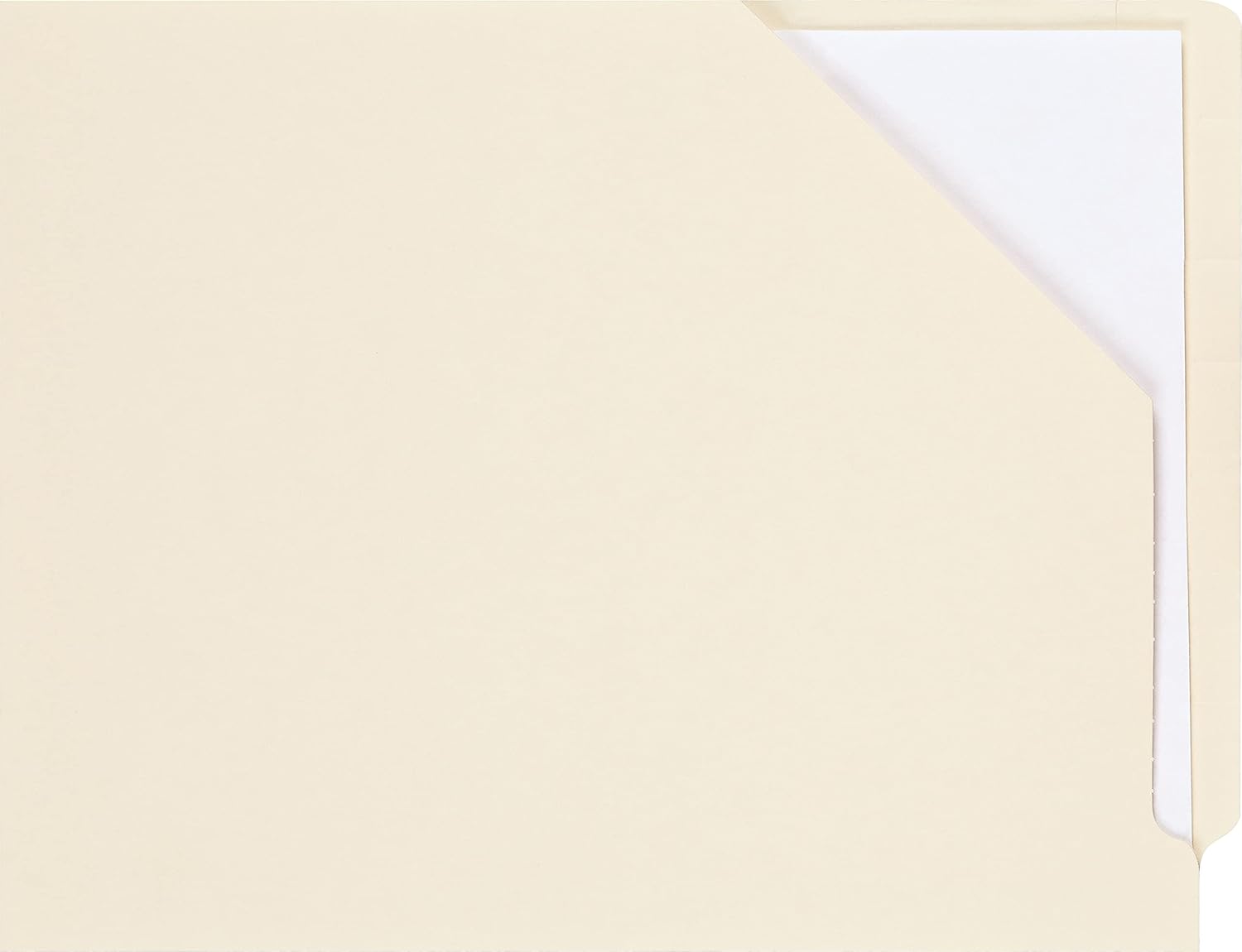 Medical Arts Press End-Tab Slant File Pockets, Full Tab, 11 Point, 100/Box (31514MAP)