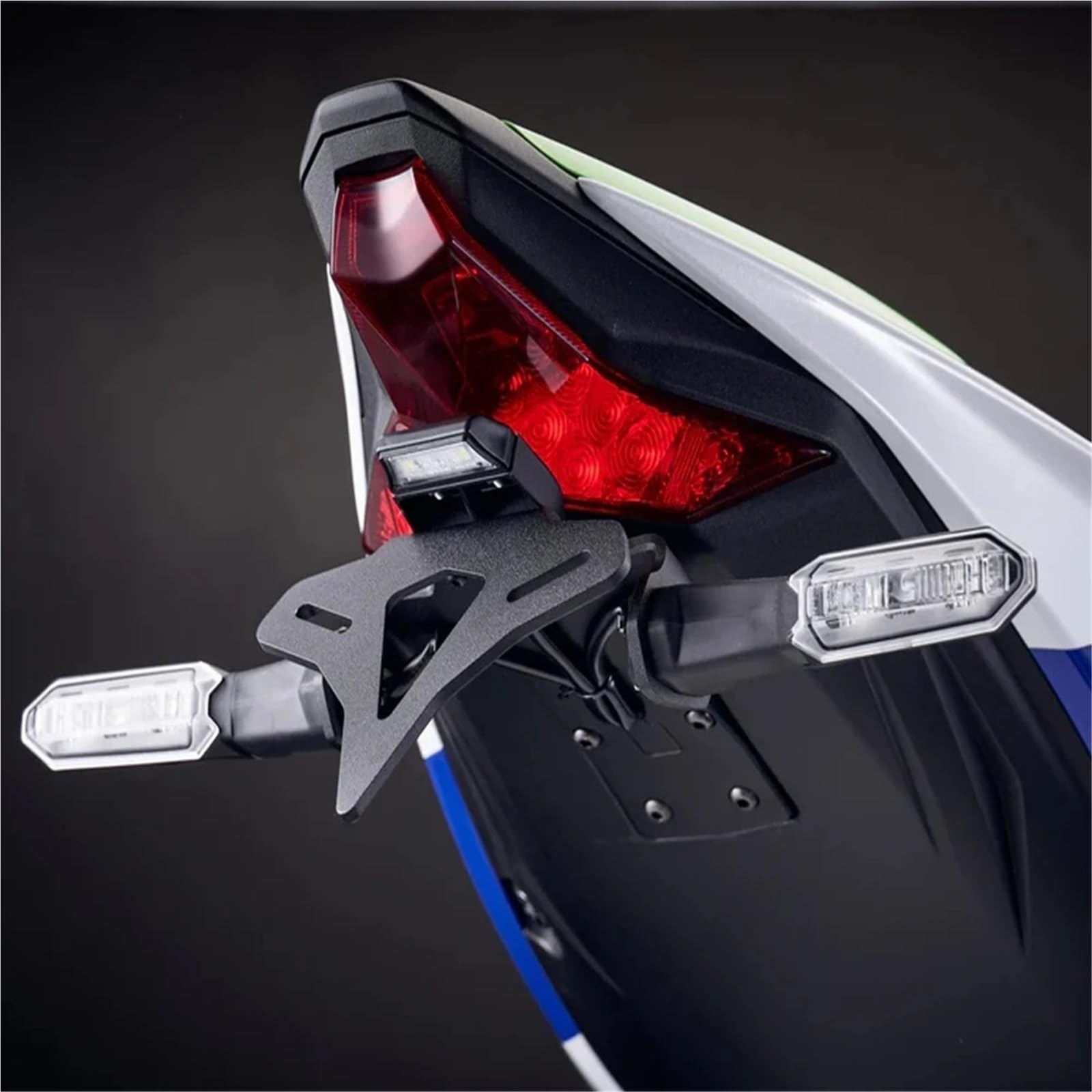 Per Kawasaki Per Ninja ZX-6R 2024-2026 Moto Posteriore Coda Corta Stock Tidy Porta Targa Contropunta Staffa Kit Moto Supporto Targa