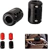 Universal Motorcycle Bumper Guard 22mm 25mm 28mm Crash Bar Protectors Decorative Blocks Motorcycle Accessories (Black)