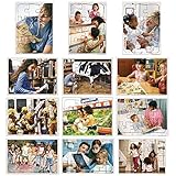 Excellerations Wooden Community Helper Jigsaw Puzzle 11-5/8 inches L x 8-3/8 inches W for Children,...