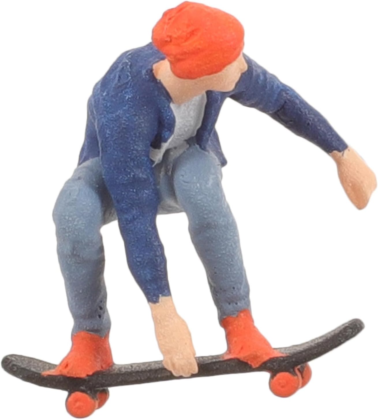 EXCEART Mini People Figurines Mini Trains Architectural 1:64 Scale People Tiny Model Painted Figures Figure Layout