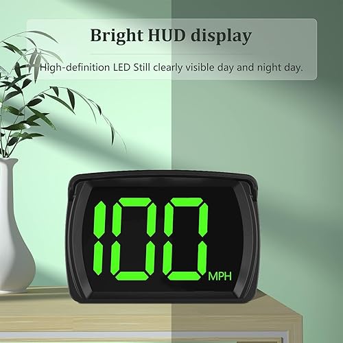 Miniatura 22 de H2 GPS Velocímetro Digital Velocímetro GPS HUD Universal Todos los Coches Head Up Display Vehículo Velocidad Brújula MPH KMH Indicador de velocidad