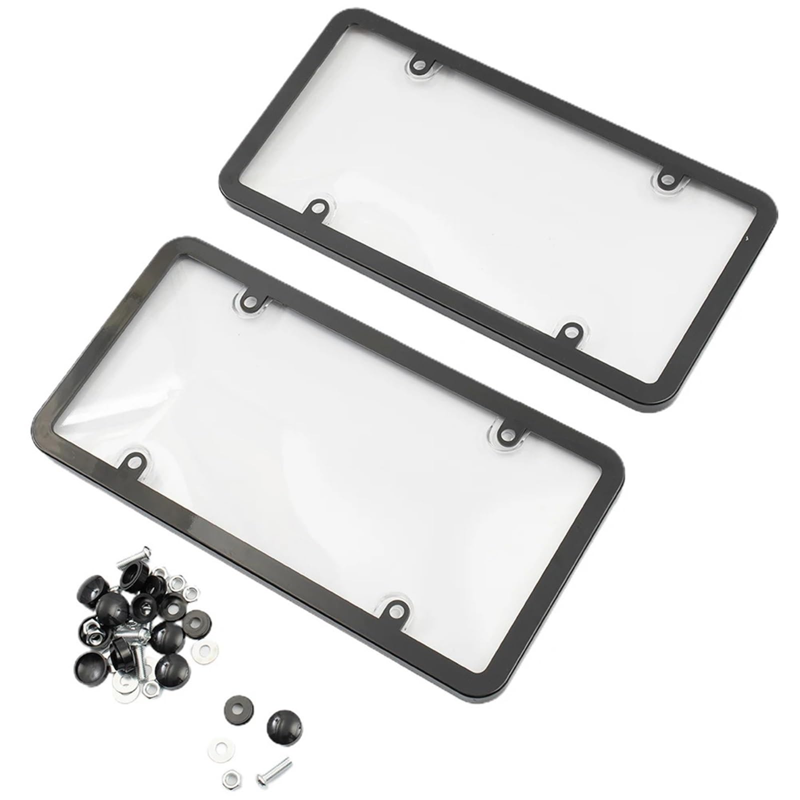 Kennzeichenabdeckung for US-Fahrzeuge, Reflektierend, 1 Stück, Klein, Praktisch, Brandneu