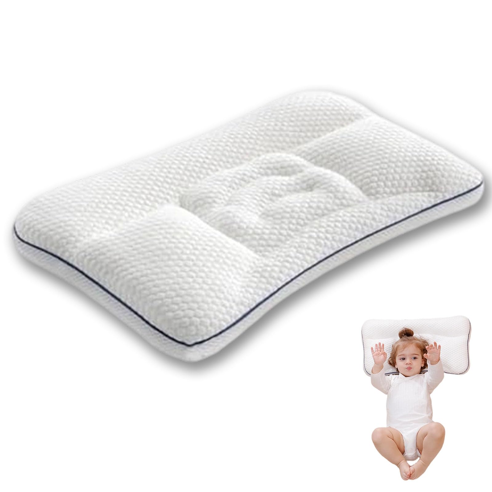 Needo Posture Kids Pillow Ergonomic Breathable Pillow for ChildrenοΌAges1-3
