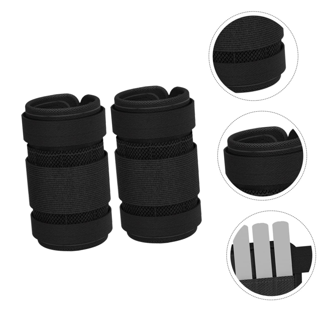 WOONEKY Pesi Caviglia Regolabili con Fascia Traspirante e Materiale Resistente per Fitness Corsa Riabilitazione e Allenamento Gambe e