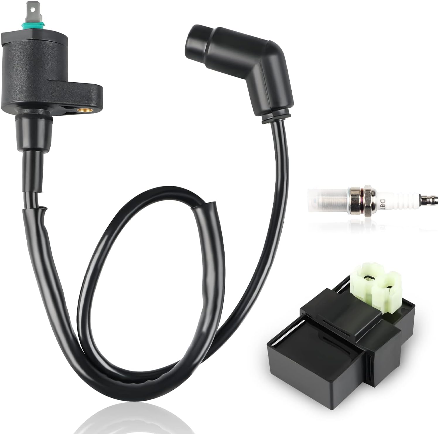 SKYJDM Ignition Coil with CDI Box and Spark Plug Kits