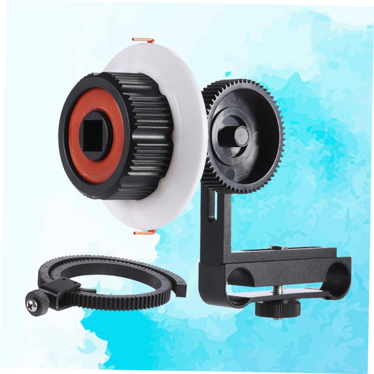 Aluminum Alloy Follow Focus Rig for ILCD Cameras Precision Kit with Follow Ring for Filmmakers and Photographers