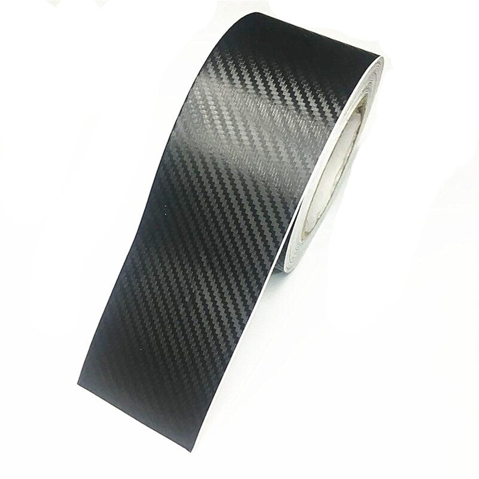 Tira Protectora de Parachoques Tira Adhesiva Protectora de Fibra Carbono 10 cm para Parachoques Coche, protección para umbral Puerta, Cinta Decorativa Antideslizante(10cmx100cm)
