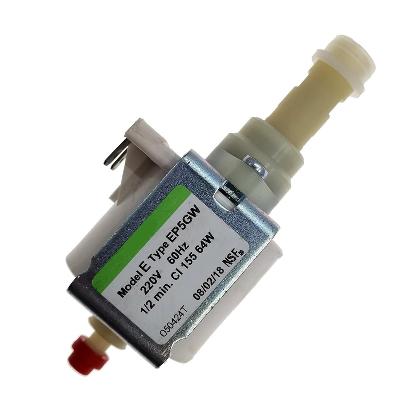 Bjybeopsaq One Color Electromagnetic Water Pump With Self-Priming Replace Parts, Ep5gw 64W 220V 60Hz Coffee Machine & Esspresso Machine Solenoid Pump