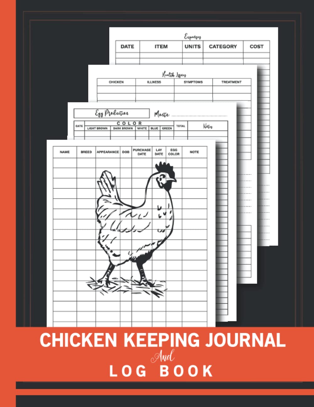 Chicken Keeping Journal And Log Book An Egg Journal And