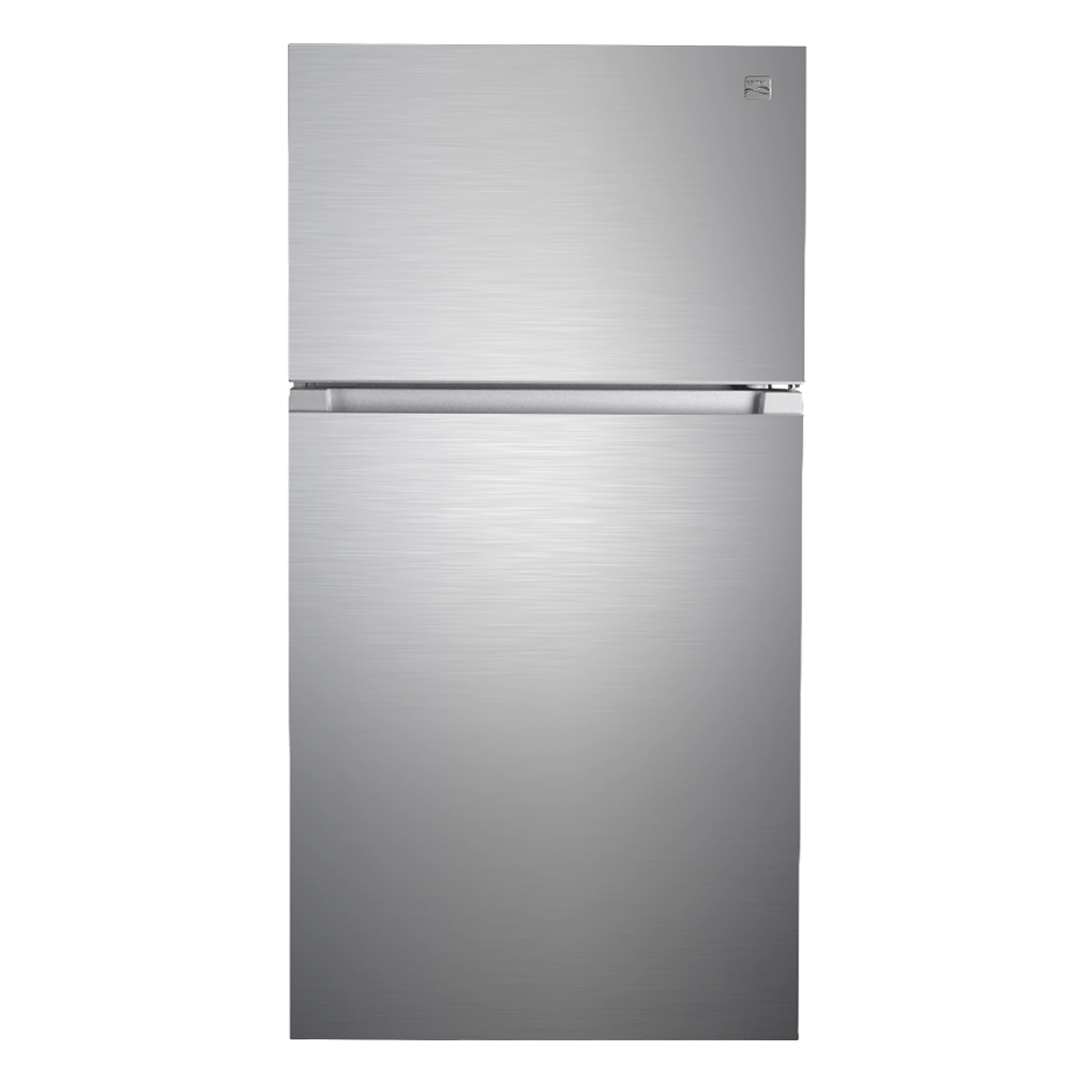 Kenmore 33 in. 20.5 cu. ft. Capacity Refrigerator/Freezer with Full-Width Adjustable Glass Shelving, Humidity Control Crispers, ENERGY STAR Certified, Fingerprint Resistant Stainless Steel 20.5 cu ft Fingerprint Resistant Stainless Steel