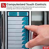 Vista 8 de Sharp Horno de microondas comercial de servicio medio (15-0429) R-21LVF 1 pie cúbico