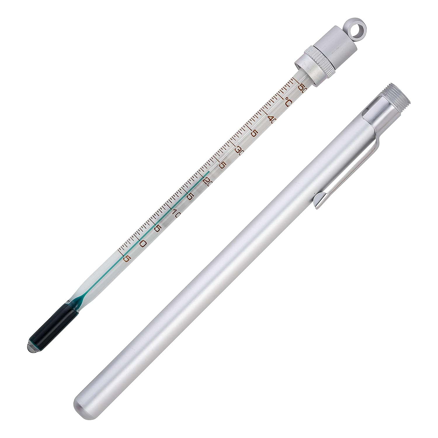 HB EnviroSafe LiquidinGlass Pocket Thermometer; 5 to 50C, Closed