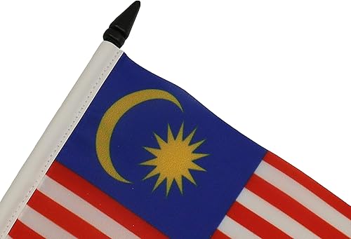 Miniatura 244 de Bandera de la bandera del Líbano de AZ, 3.9 x 5.9 in, bandera de escritorio libanesa, 5.9 x 3.9 in, barra y base de plástico negro