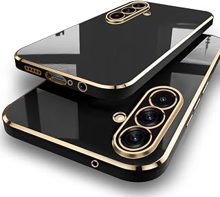 TheGiftKart Luxurious Golden-Plated Back Cover Case for Samsung Galaxy A56 5G | Raised Lips for Camera & Screen Protection... Price In India