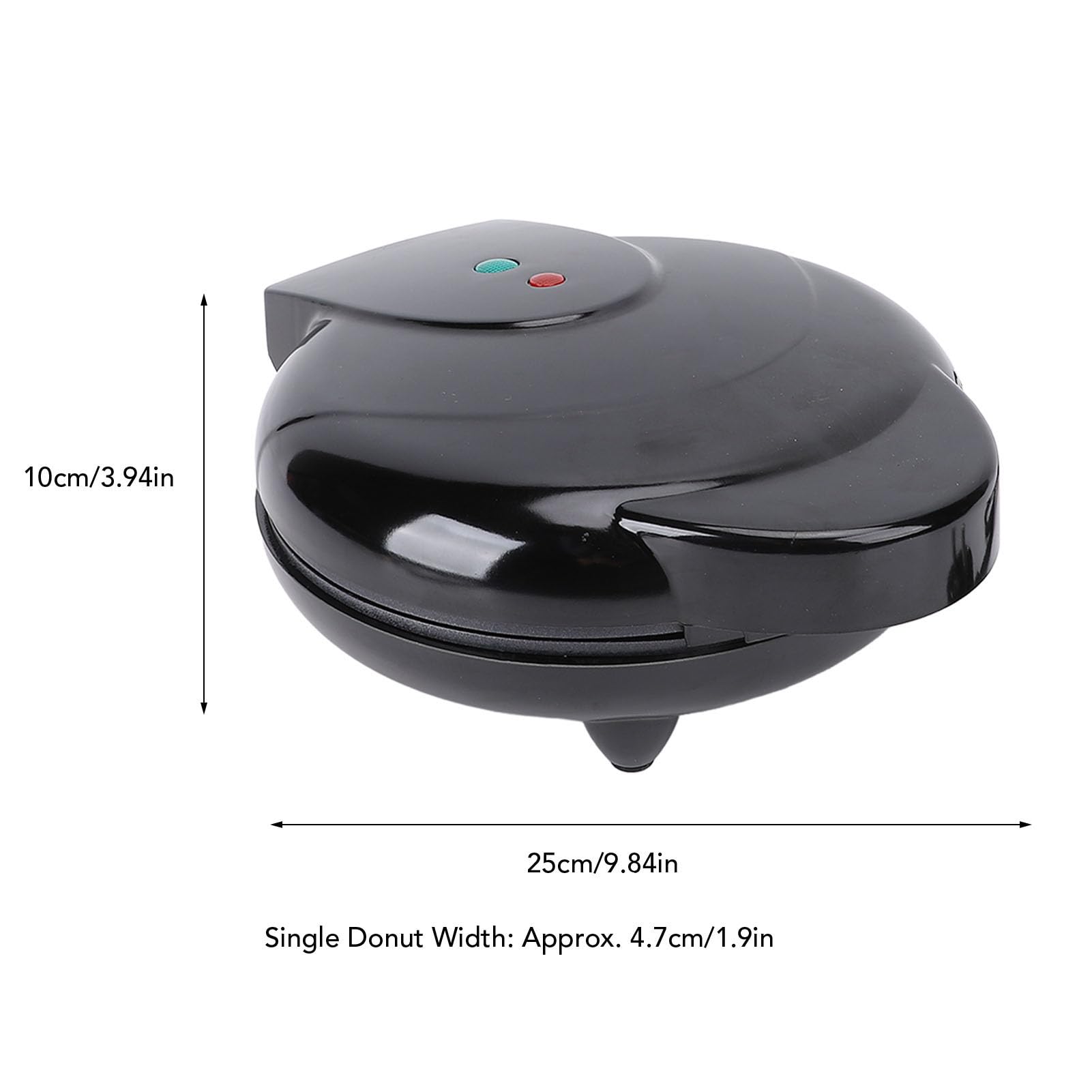 Asixxsix Mini máquina para hacer donas, con control inteligente de temperatura.Máquina eléctrica para hacer donas con tecnología de calentamiento avanzada y superficie (Enchufe europeo 220V)