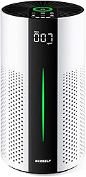 ECOSELF Air Purifiers for Home Large Room up to 1800 Ft², Air Purifiers for Bedroom 360° Air Intake with Smart Auto Mode, HEPA Air Purifier, Air Cleaner for Smoke PoIIen Pet Dander, HAP609