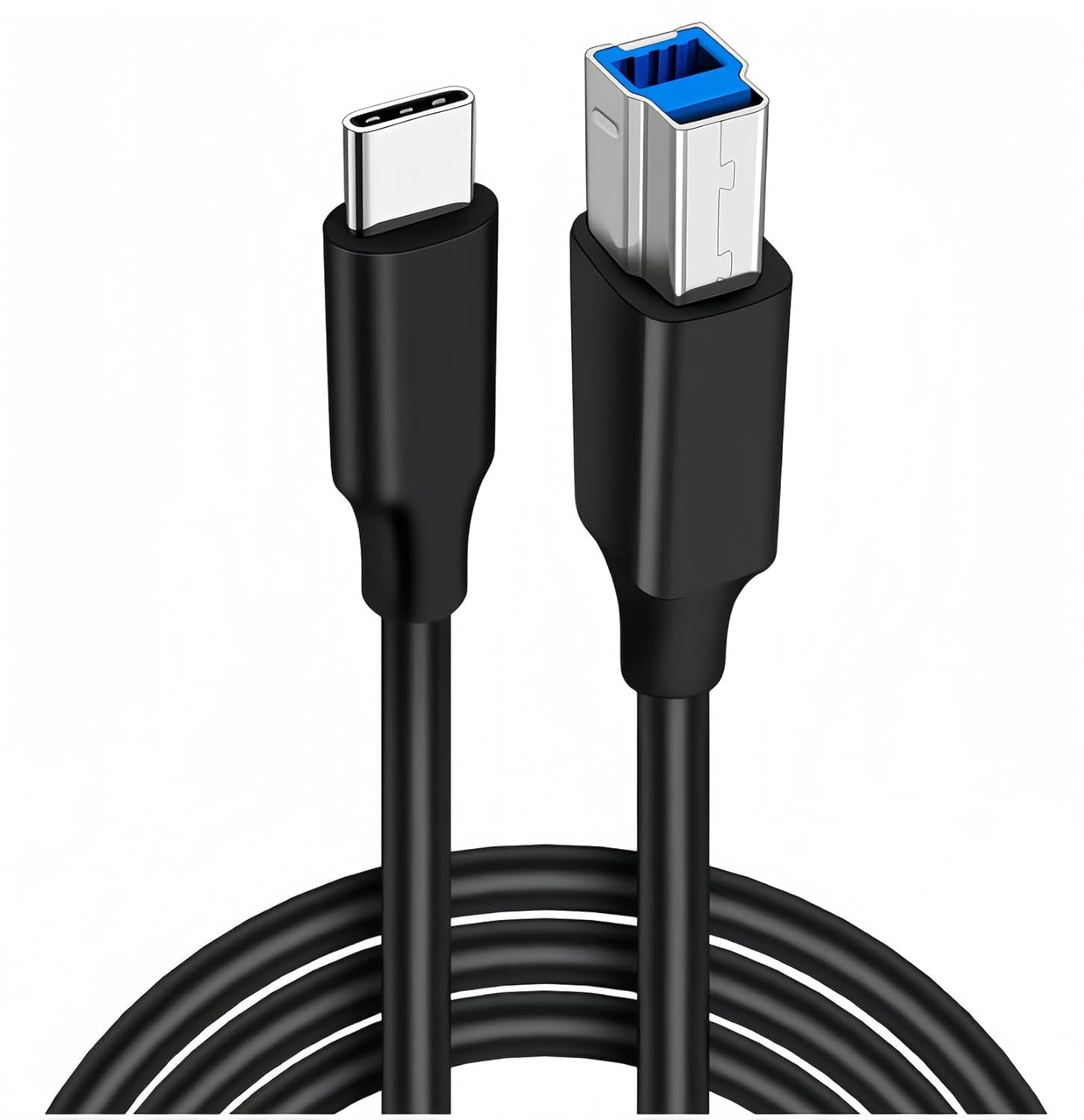 URELEGAN USB B 3.0 Cable, USB 3-B Male to USB C Cable, 6ft USB C to USB 3.1 Type B Cable 5Gbps High Speed Printer Cord for Computer, Phone, Docking Station, External Hard Drivers, Scanner and More
