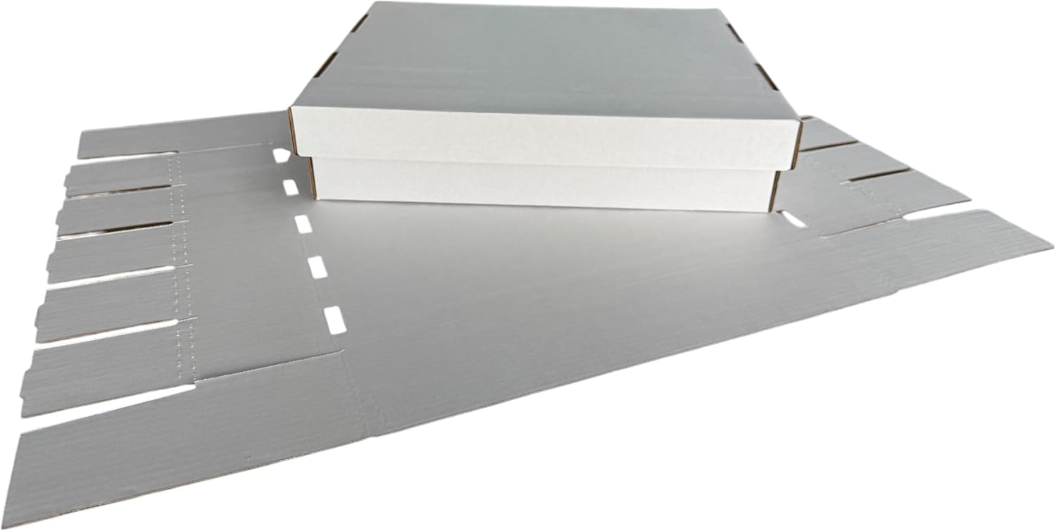 2-Pack • 5000 Count 5-Row Trading Card Storage Box • Woodhaven Trading Firm Brand