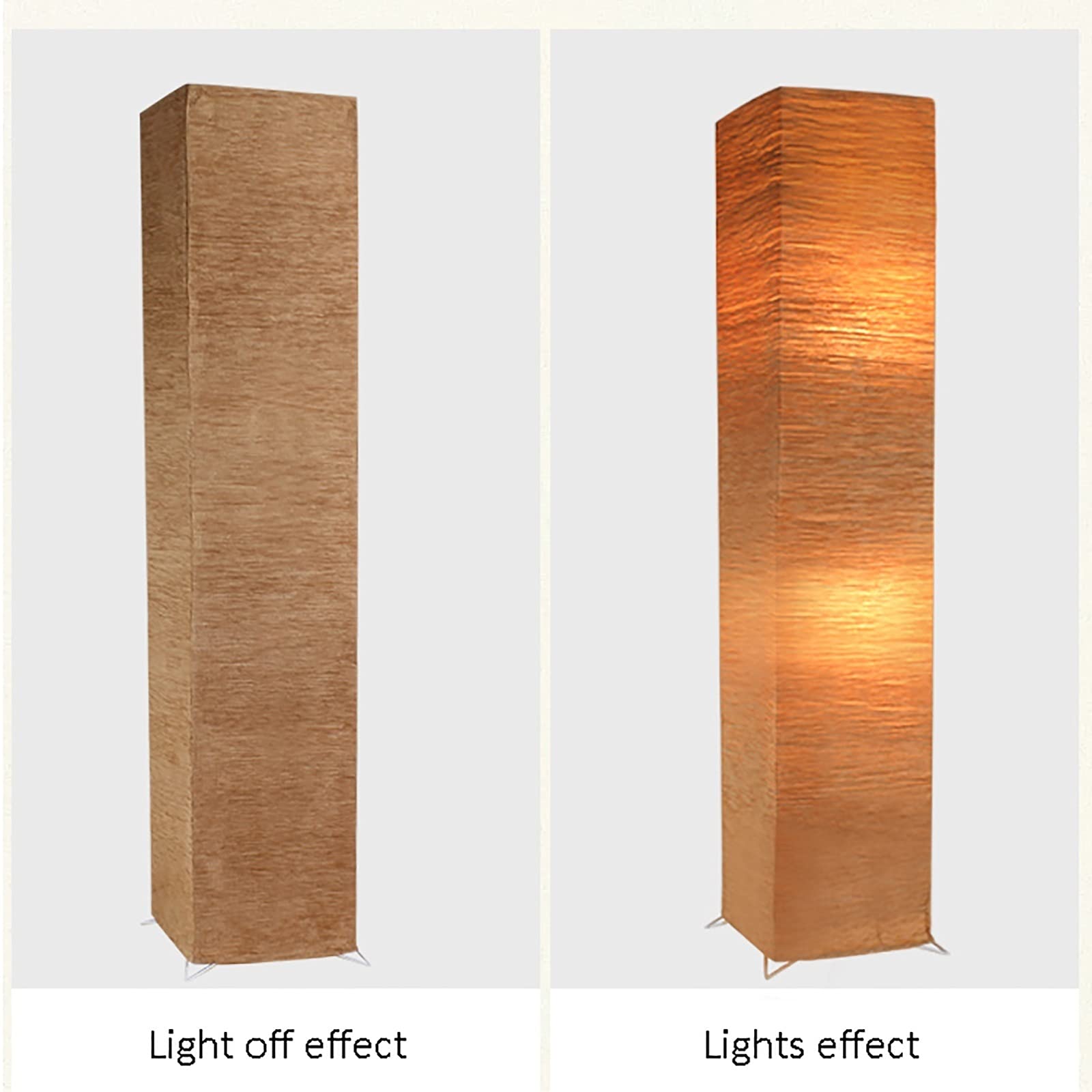 CCXXYGWJ Lampada da in Carta di Riso - Luce soffusa per l'arredamento della Camera da Letto e del Soggiorno Ele Apparecchio di Illuminazione per l'ambiente Domestico Minimalista SLE