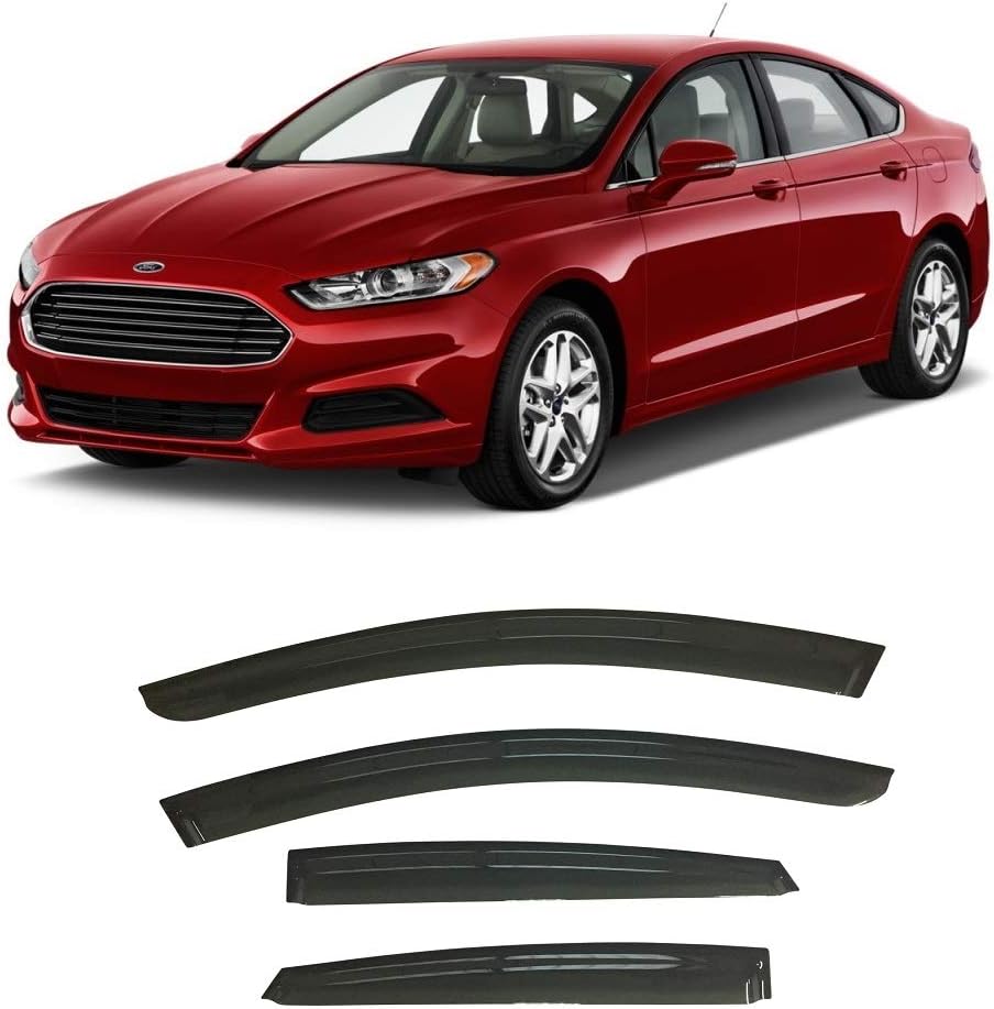 20132020 TapeOn Side Window Visor Deflectors for Ford