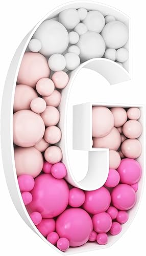 Miniatura 7 de JW Passion - Calidad Premium, Hecho Con Pasión Letras de Globo de 3 Pies de Alto para Mosaico, Letras Grandes Iluminadas con Marco, Kit de Bricolaje