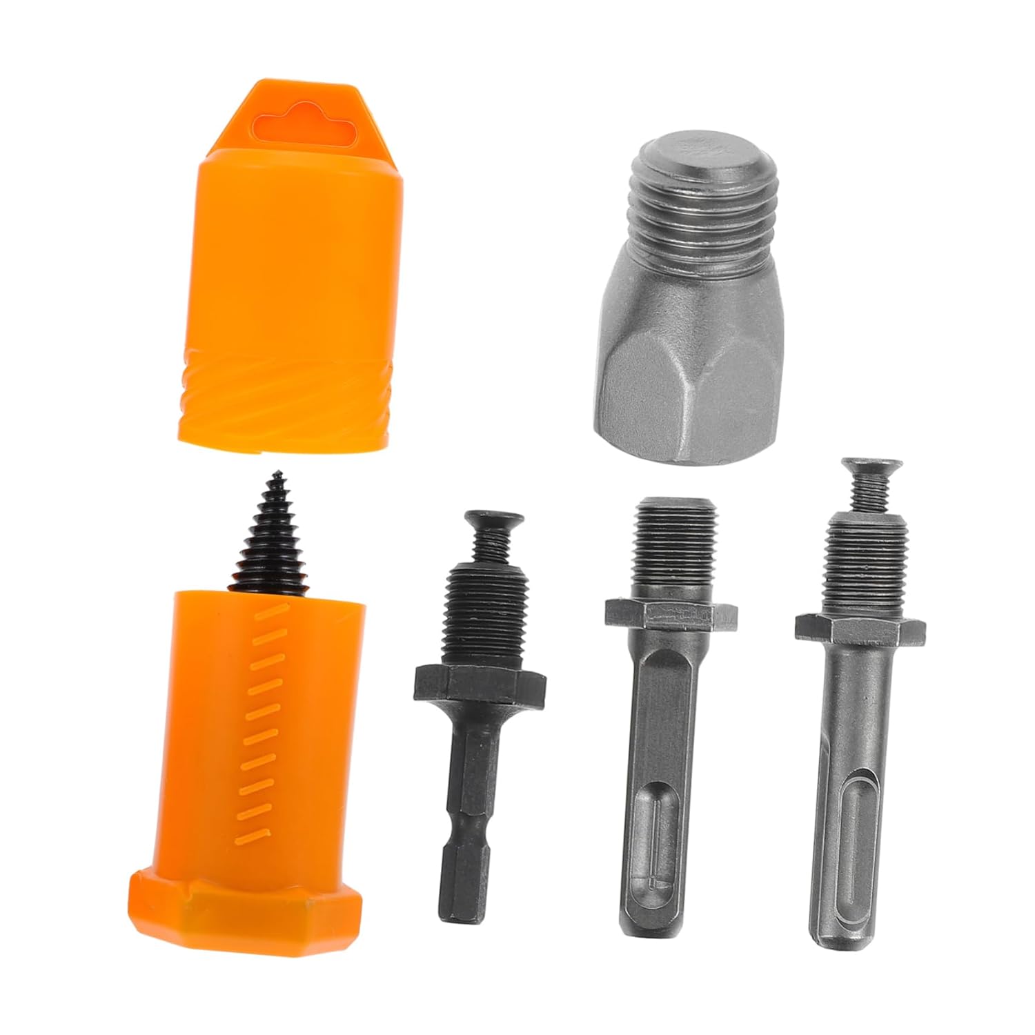 BESTonZON 4Pcs Electric Splitter Drill Bit Set Efficient Wood Splitting Tool for Firewood for Home Camping and Farm Use Easy Installation with Power Drill