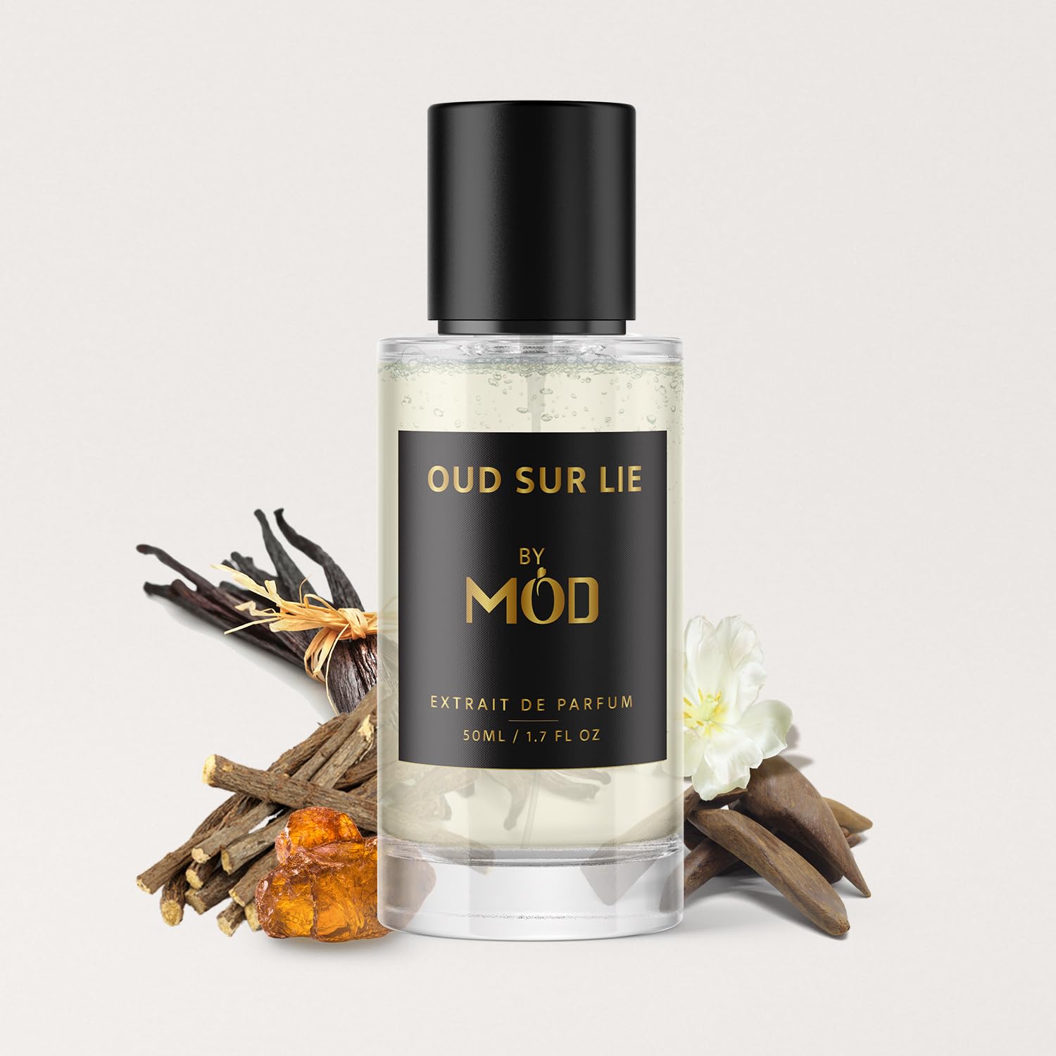 Mod Fragrances Oud Sur Lie Perfume For Women and Men - Inspired By Prive' Oud Royale Perfume Long Lasting Woody Amber Unisex Fragrance Extrait De Parfum 50ml