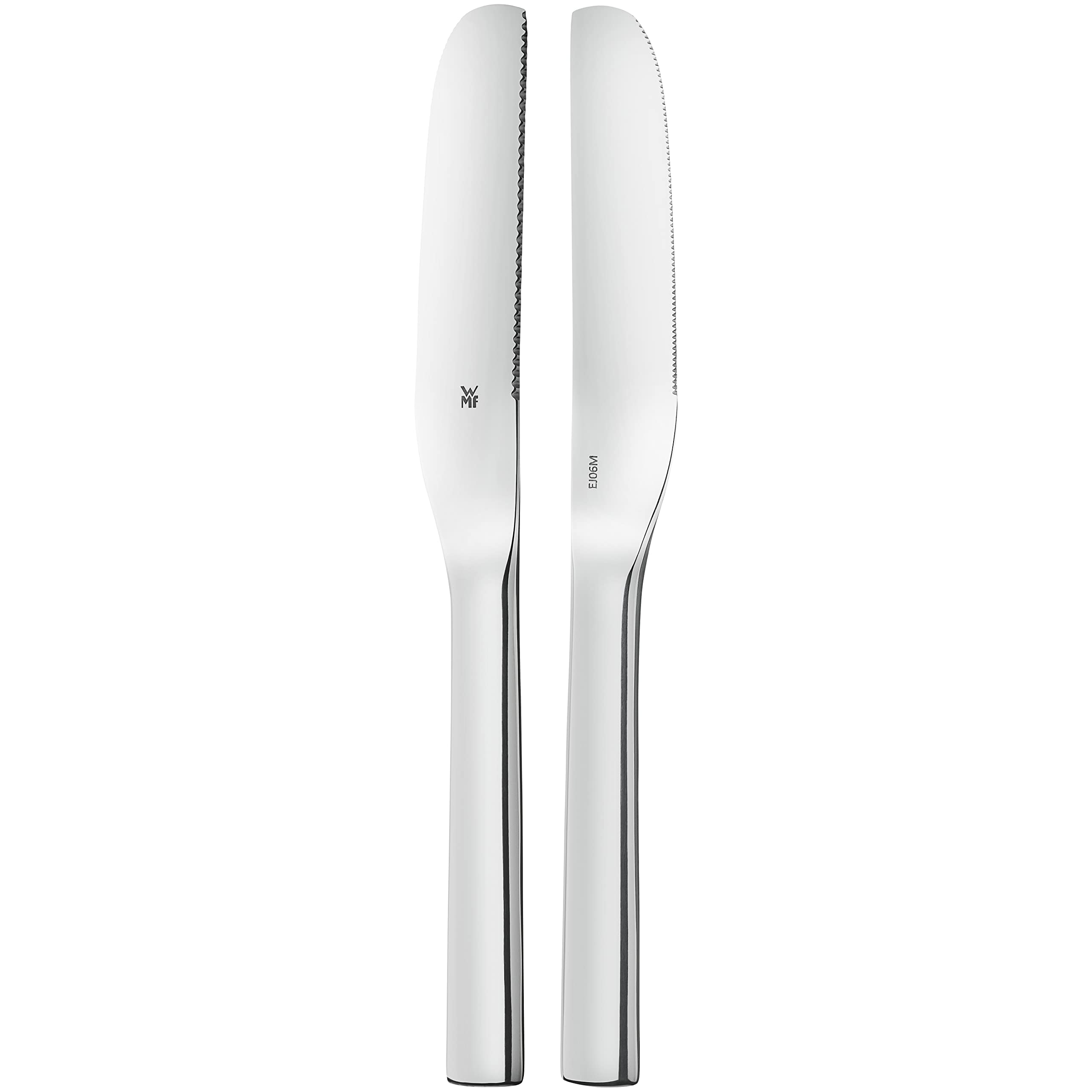WMF Nuova Juego 2 Cuchillos para Desayuno, Acero Inoxidable Pulido