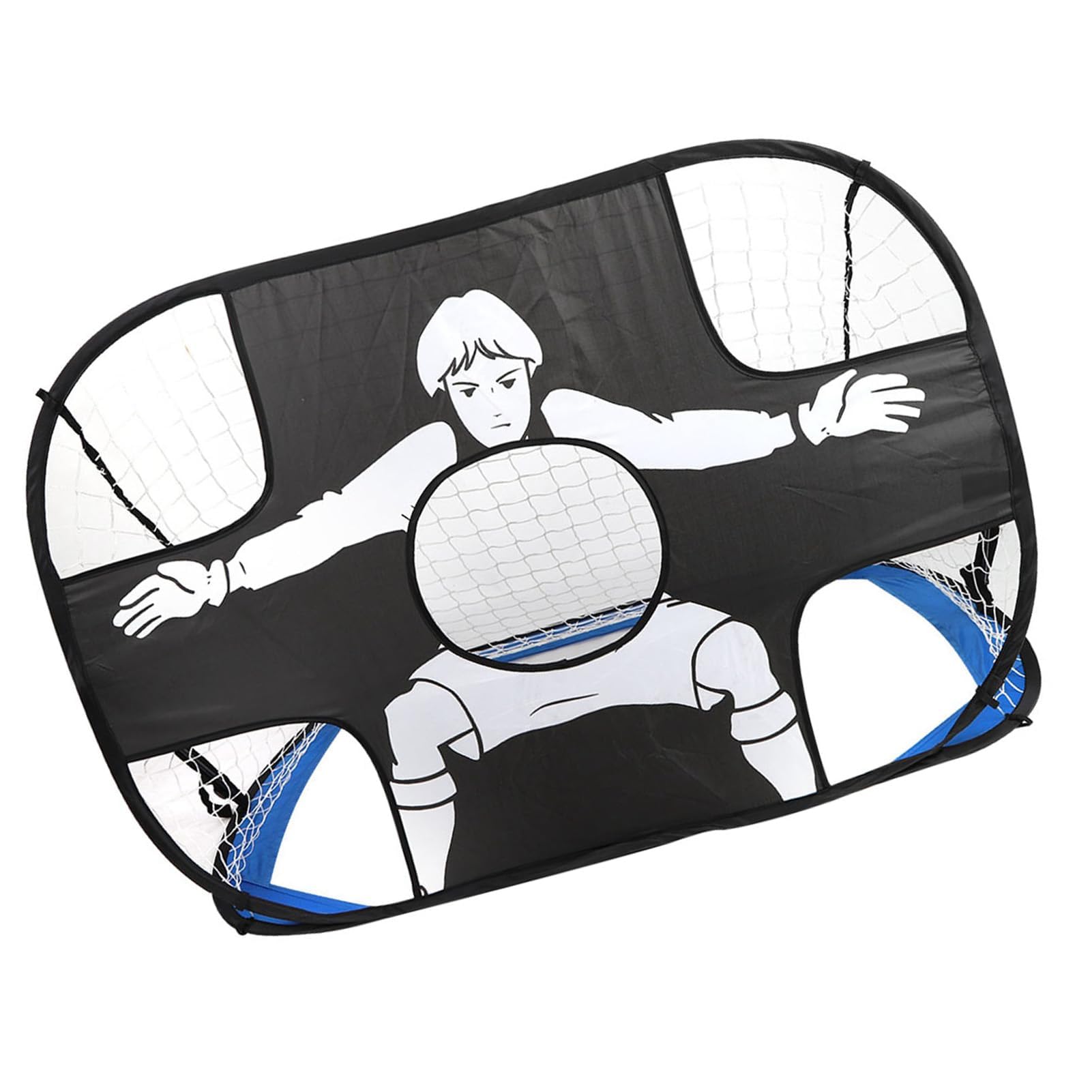 Set di Porta da Calcio per Bambini, Rete Allenamento Calcio Portatile Pieghevole per Interni ed Esterni, Football Training Net per Gioco e Pratica Sportiva