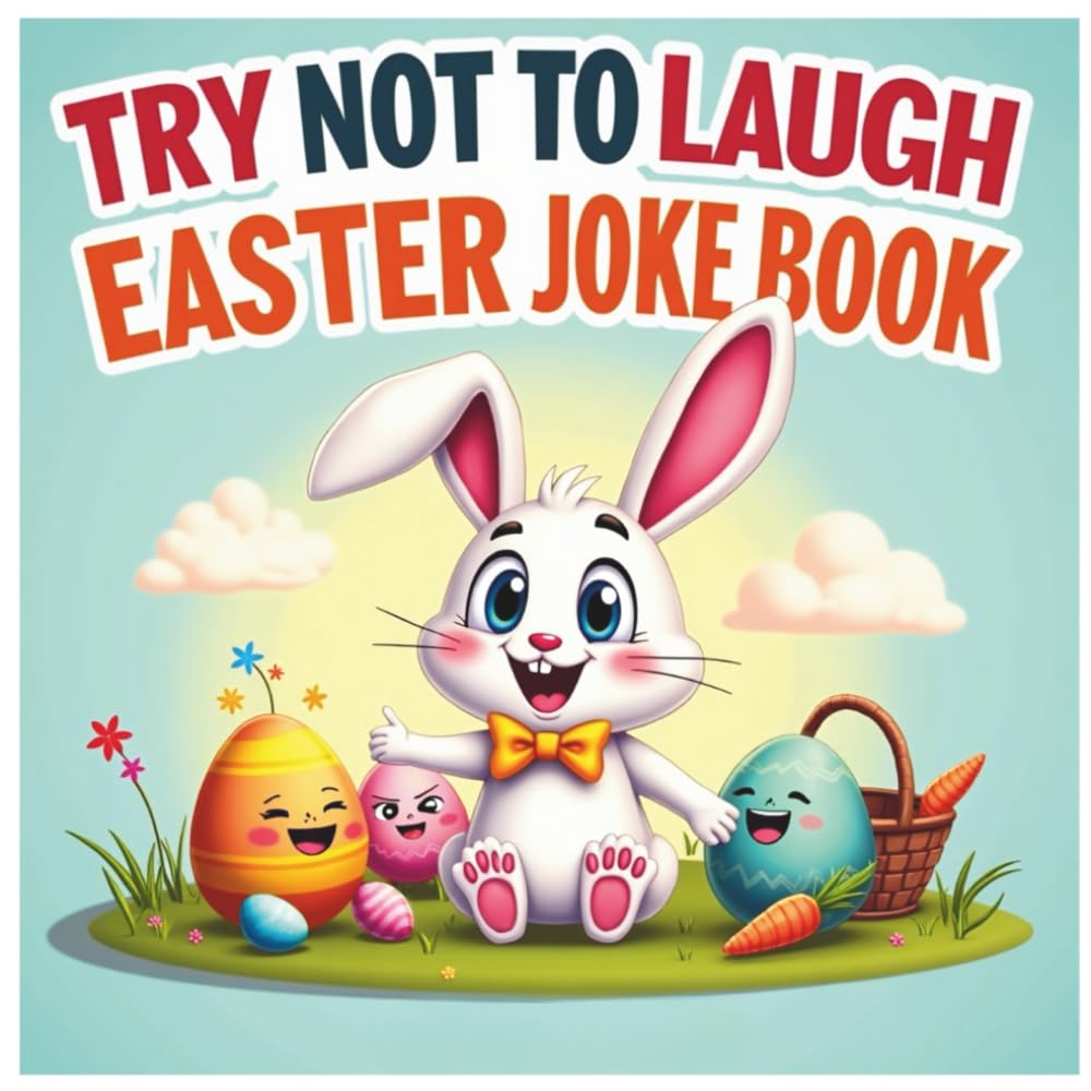 Try not to laugh, Easter Joke Book for Kids: A Perfect Easter Basket Stuffer for Boys, Girls, Teens & Adults – A Fun Easter Activity Book Filled with ... and Easter Activities for the Whole Family