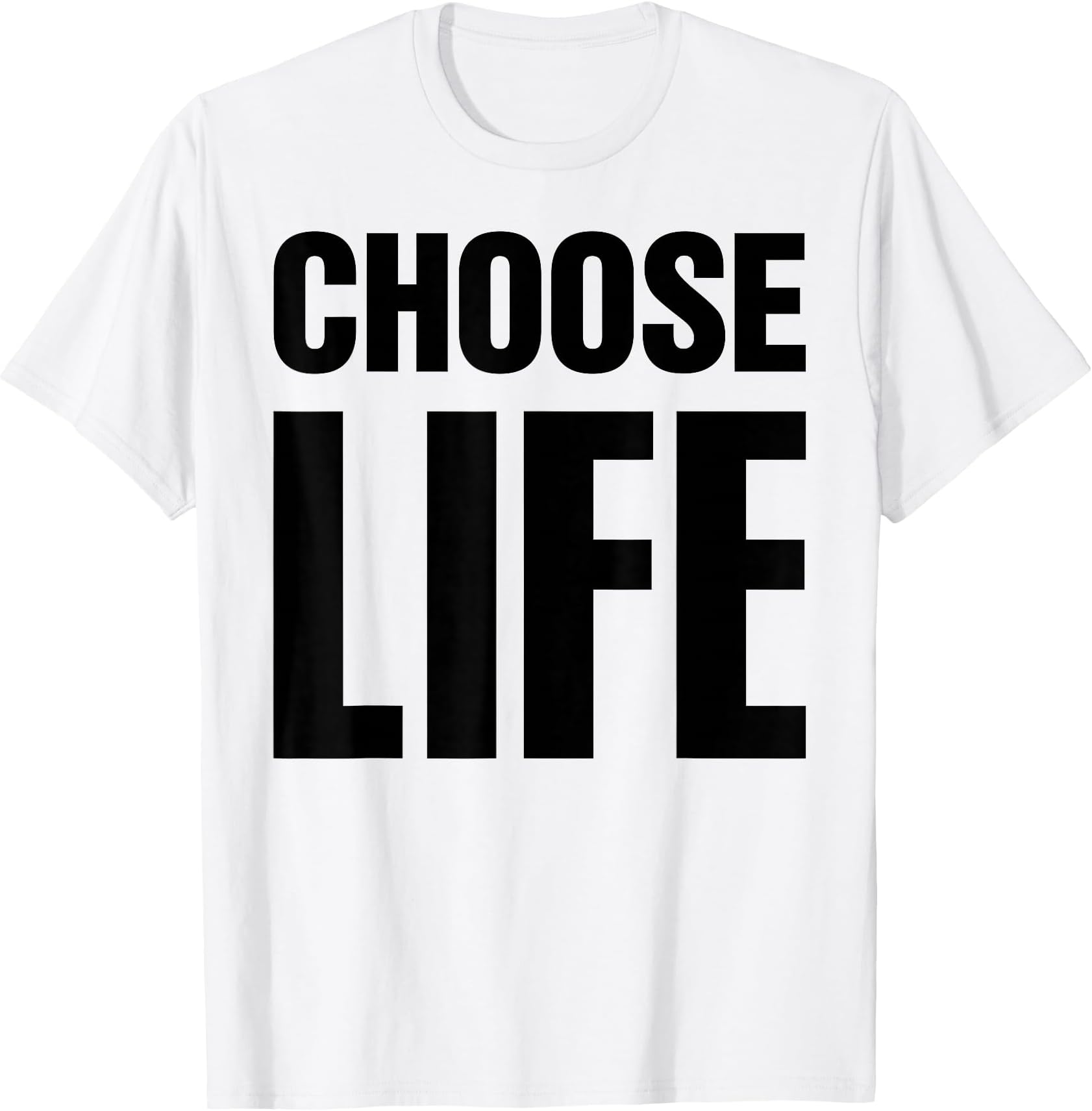 CHOOSE LIFE 80s Retro Vintage T-Shirt