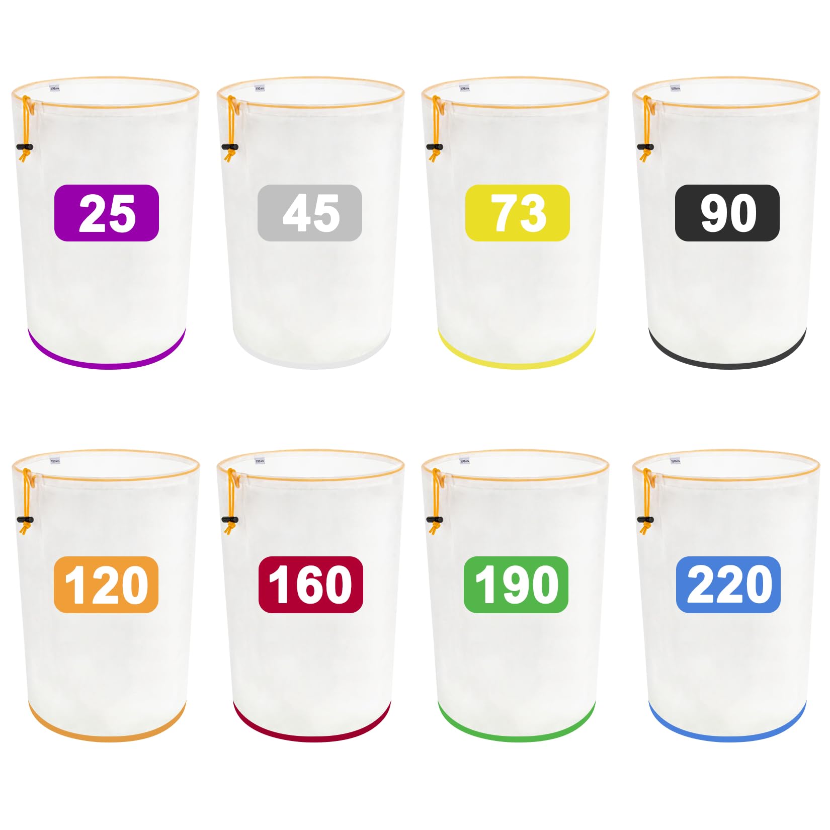 psler 5 Gallon Filter Bag with Filter Screen - Reusable Filter Bag with Opening on Top for Hydroponics Gardening 160 Micron