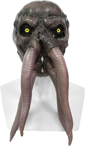 Bulex Scary Octopus Mask Octopus Costume Monster Mask Deep Sea Creature Full Head Latex Party Halloween Costume Adult