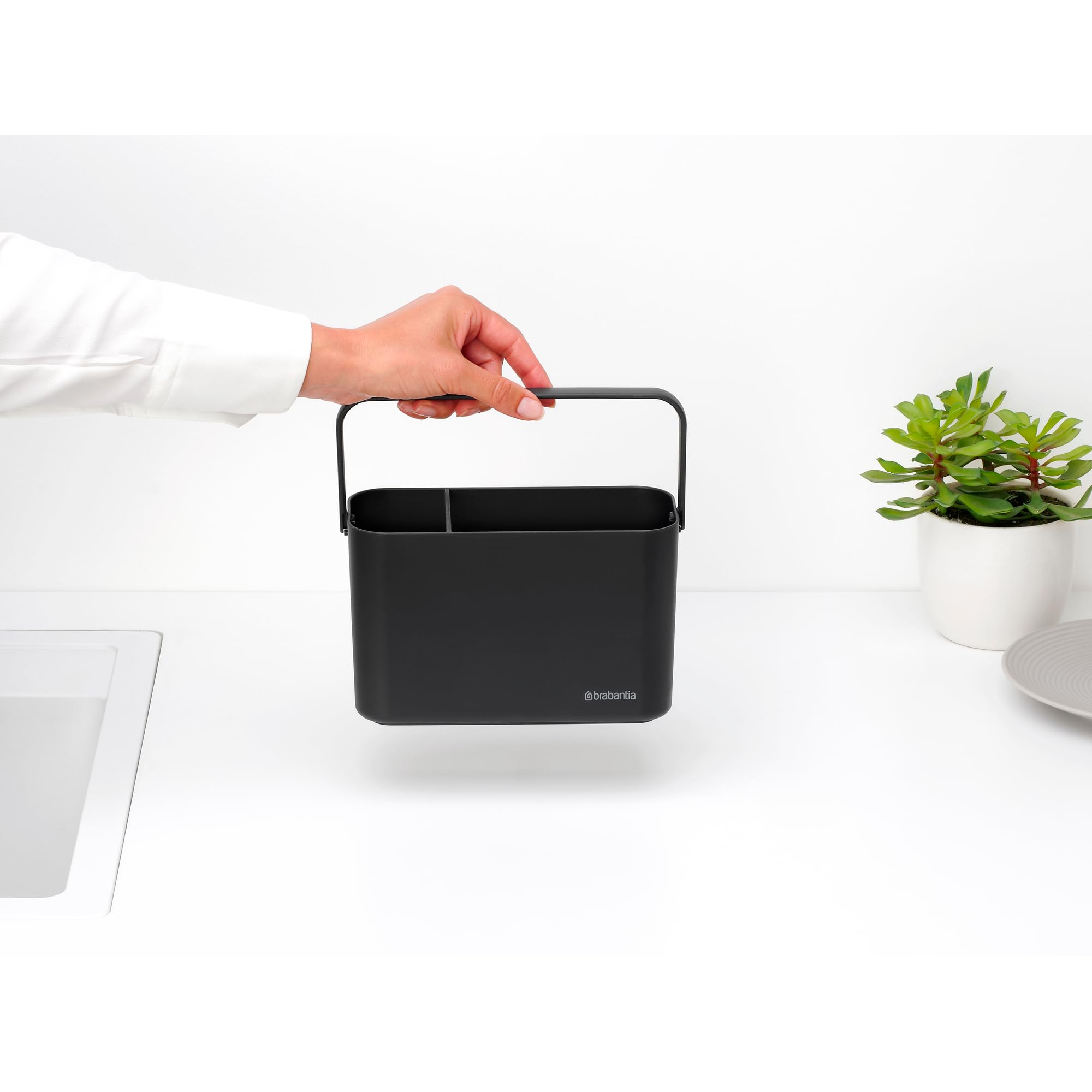 Image secondaire de Caddy de Nettoyage Brabantia SinkSide - Organiseur Ergonomique Dark Grey