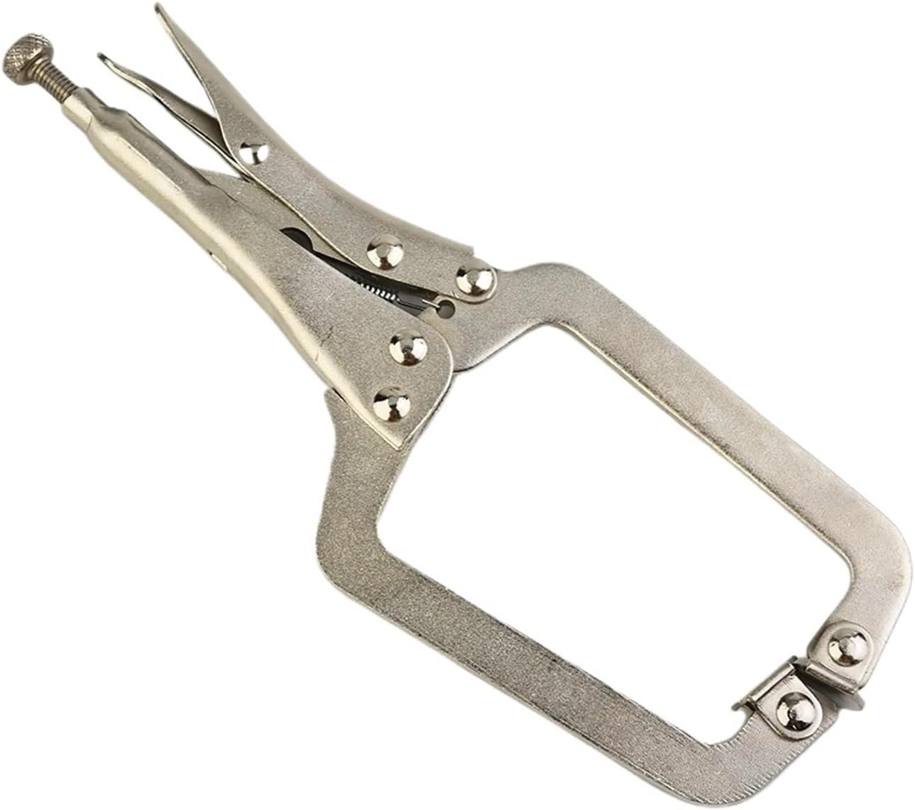 Locking Welding Pliers 1 Piece 9 Inch C Clamp Quick Pliers Pincers Tongs Forceps Tenon Locator Hand Tool Vise Grip Locking Welding Clamps