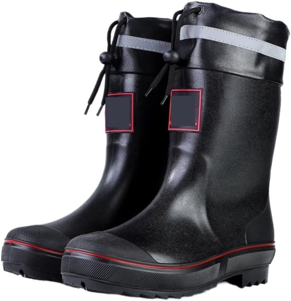Rain Boots Rainboots Men's And Women's Mid Tube Rain Boots Outdoor Rubber Shoes Classic Water Boots Rain Boots For Outdoor