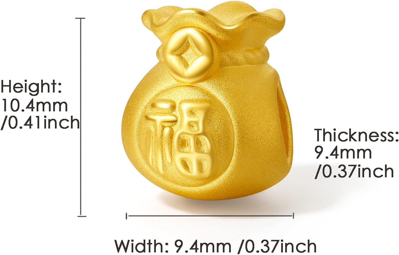 24K Gold Lucky Charm Bracelet for Women Blessing Red Bracelets Protection Jewelry Good Luck Bead Link Chain Cute Fortune Bag Bangle Trendy Braided Rope Feng Shui Pendant Stackable Solid Gold Gifts