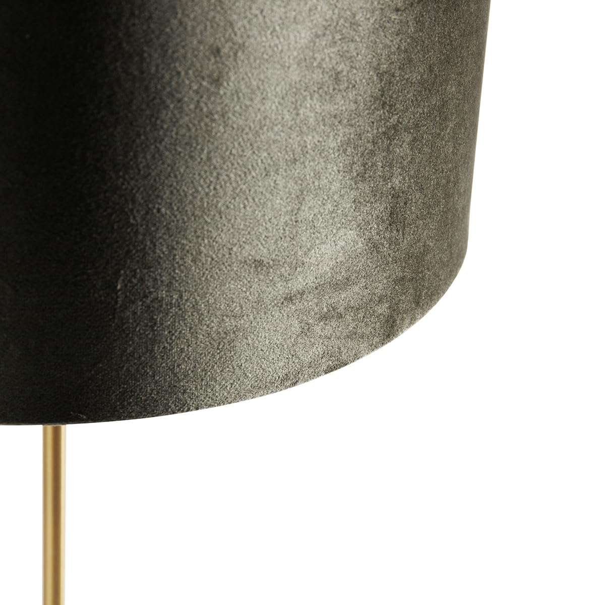 Qazqa lampada da tavolo con paralume ottone 55cm Kaso Shade