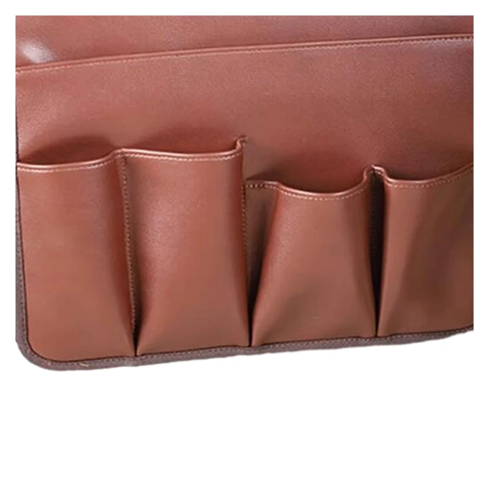 Betttasche 5 Taschen Aufbewahrungstasche Sofa Seite Armlehne Hängende Organizer Tasche Pu Leder Wasserdicht Schutt Nachttisch Lagerung Hängende Tasche Für Betten, Sofas(Black)