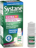 Systane Ultra PF Preservative-Free Eye Drops 10ml - Fast-Acting Dry Eye Relief for Sensitive Eyes & Contact Lens Wearers