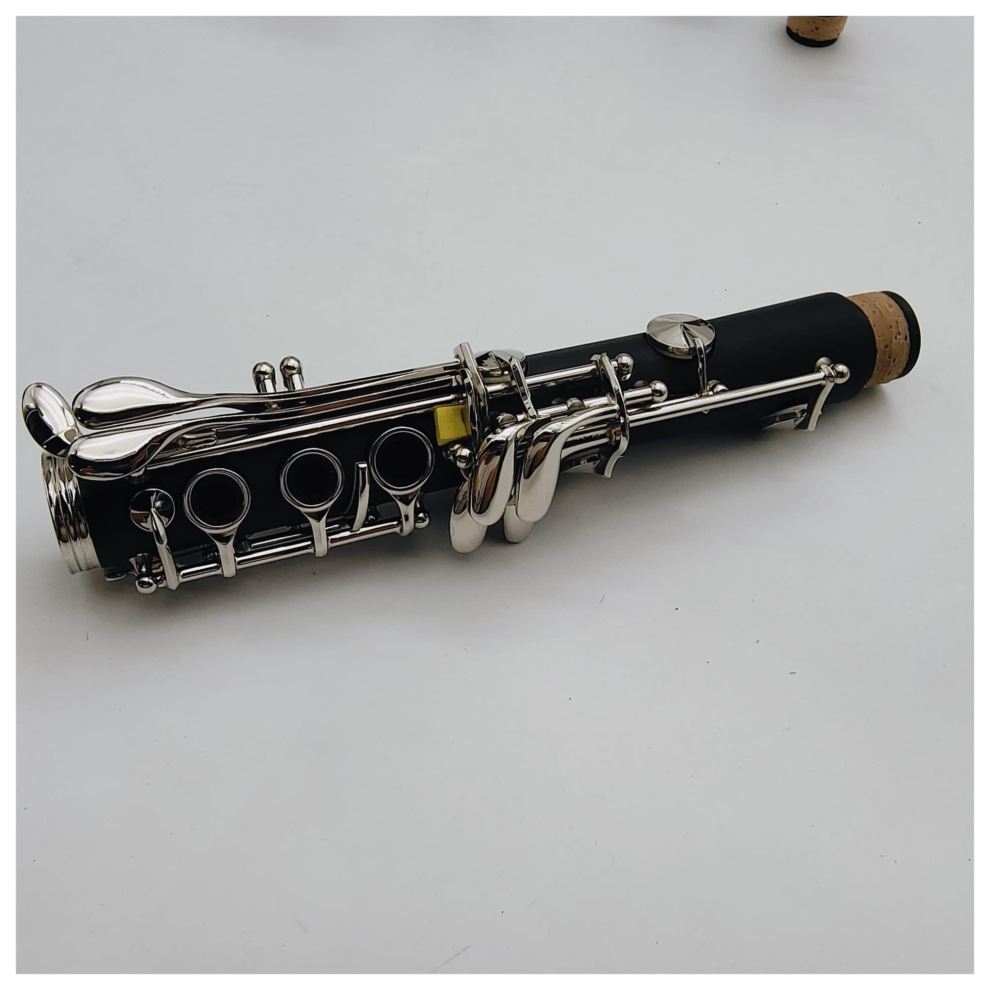 Professional Klarinette Professionelle Klarinette C-Melodie Aus Ebenholz Oder Bakelit Mit Splitterbeschichtung Und Mundstück (Color : Ebony Wood)