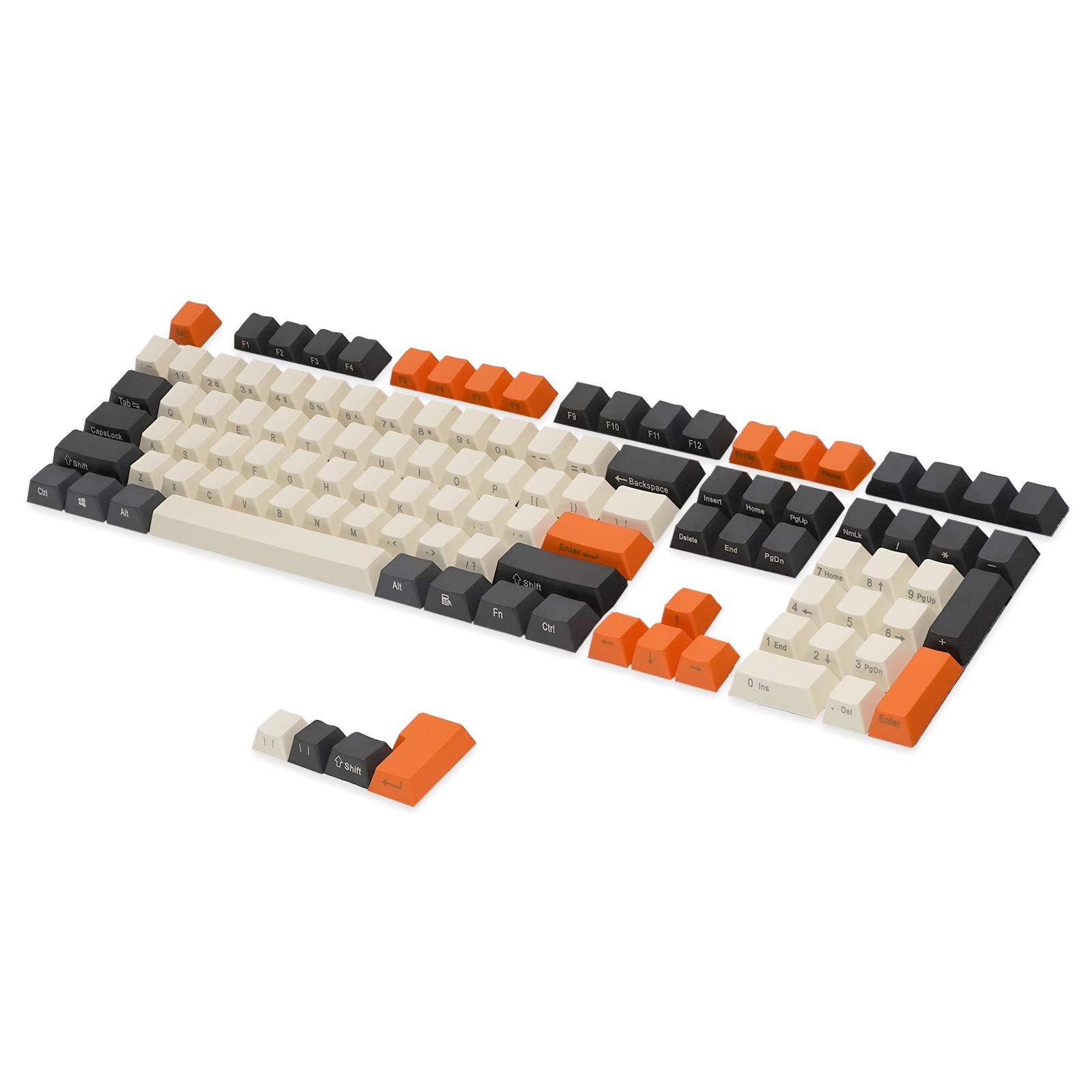 RK Royal KLUDGE Porte-clés en carbone double tir PBT imprimé latéral 112 touches