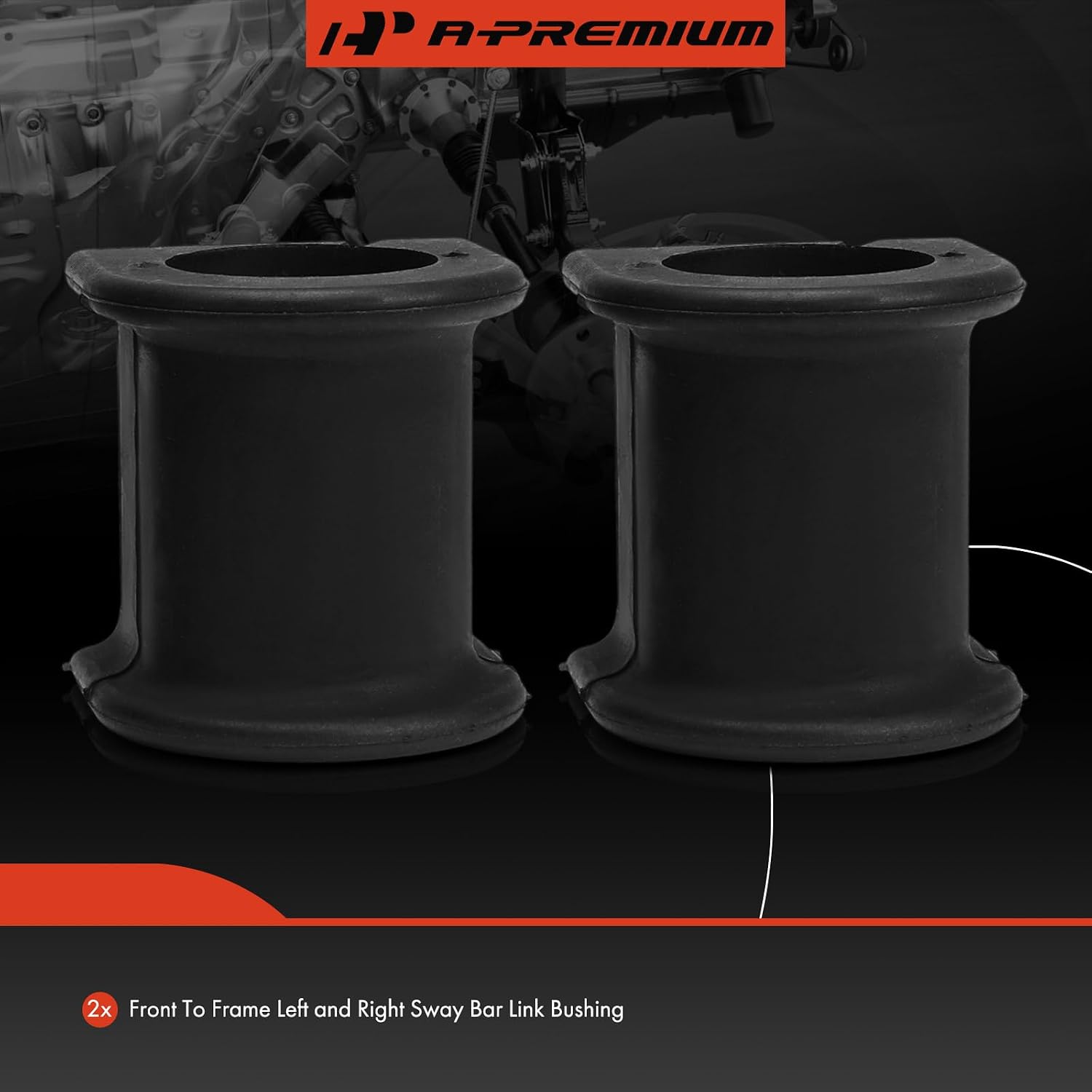 A-Premium 2 x Front To Frame Sway Bar Bushing Kit, Compatible with Toyota Camry 1992-1996 & Lexus ES300 1992-1996