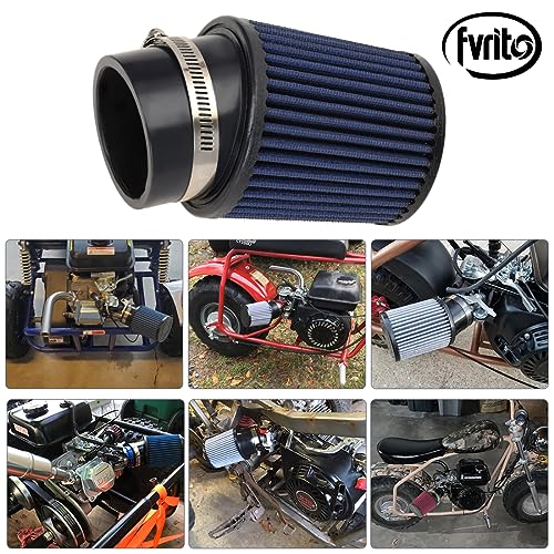 Fvrito High Performance Racing Upgraded Carburetor Carb Filter Adapter Kit For Predator 212Cc 196Cc 6.5Hp Ct200U-Ex Bt200X Mini Bike Kt196 Mudhead Scorpion 606 Mid Xrx/R Go Kart Blue #TOP1