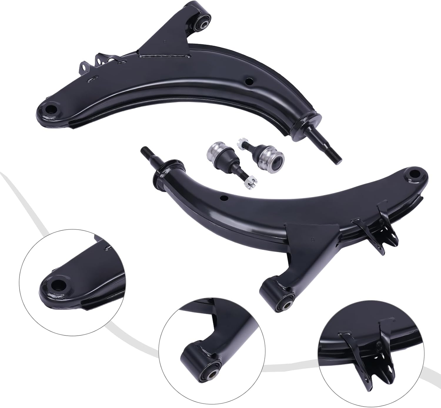 Lower Control Arms Intended for Subaru Forester 1998-2002 for Subaru Legacy 1990-2004 Front Lower Control Arm W/Ball Joint Kit Set 20200AC200F 20200AC210F