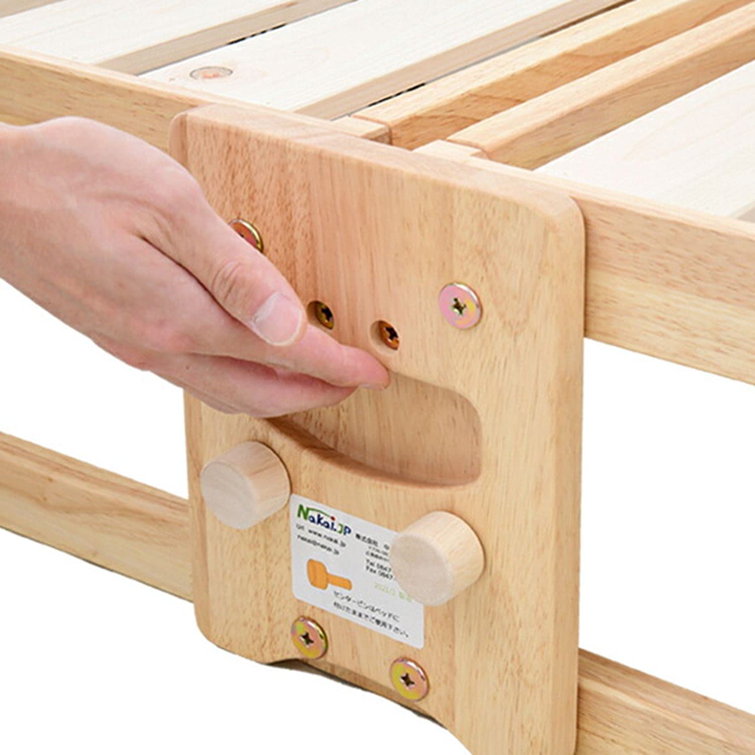 Amazon｜中居木工 すのこベッド 折りたたみベッド 国産 床板は日本製の