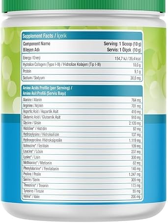 Nature's Supreme Collagen Kolajen Peptides Powder 300 Gr Aromasız
